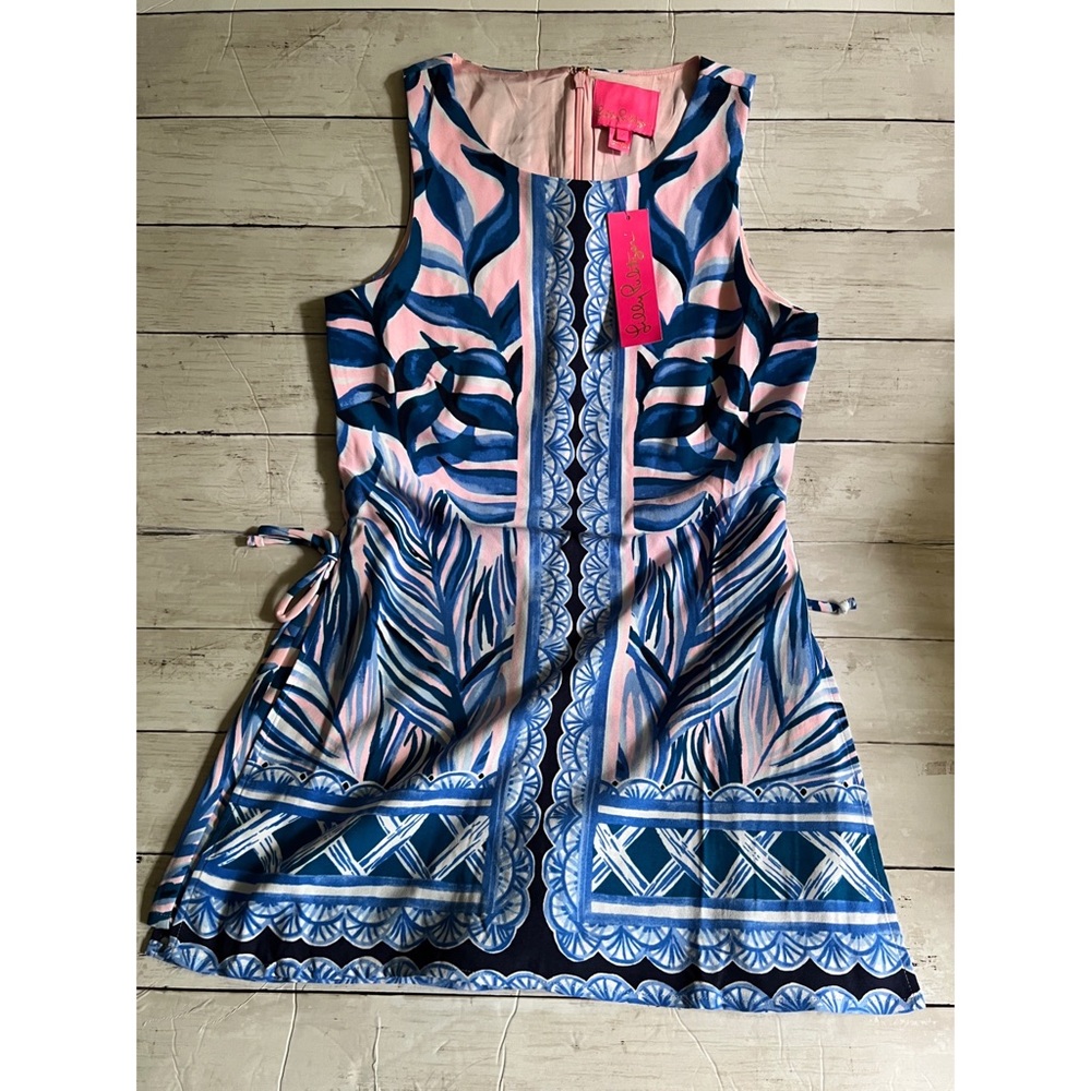 Lilly Pulitzer Donna Printed Romper Pink Tropics Tint Heat Wave Engineered - Picture 2 of 7